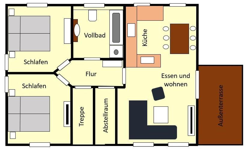 Apartmán Nordstern Tönning Exteriér fotografie